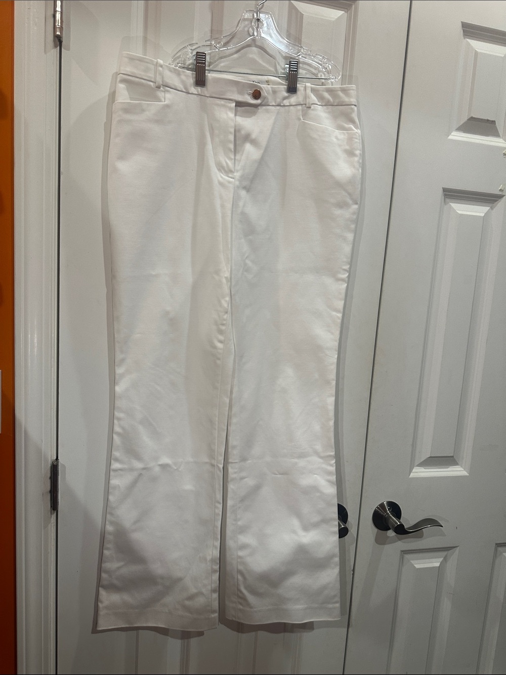 NEW Calvin Klein White Modern Fit Trousers size 10